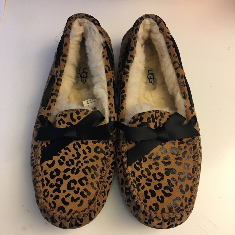 UGG Leopard Dakota Slippers 8